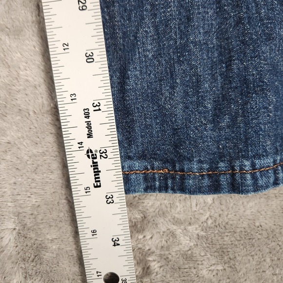 Levi's 514 Jeans Men's 33X33 (Tag 31X32) Slim‎ Straight Blue Pre-Owned - Picture 4 of 16
